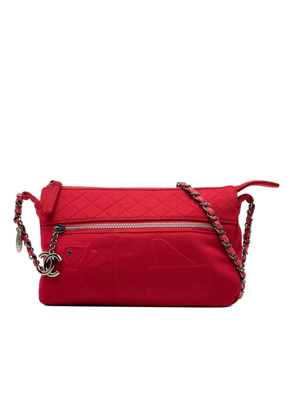 Chanel Quilted Jersey Hawaii Crossbody #323897C14B